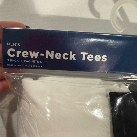 Old Navy Men's Crew-Neck Tees - Black, White, and Gray - Picture 3 of 6